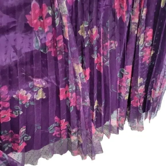 MAC DUGGAL 2143  Floral Flutter Sleeve Midi Dress NWT Size 4 - Picture 11 of 12